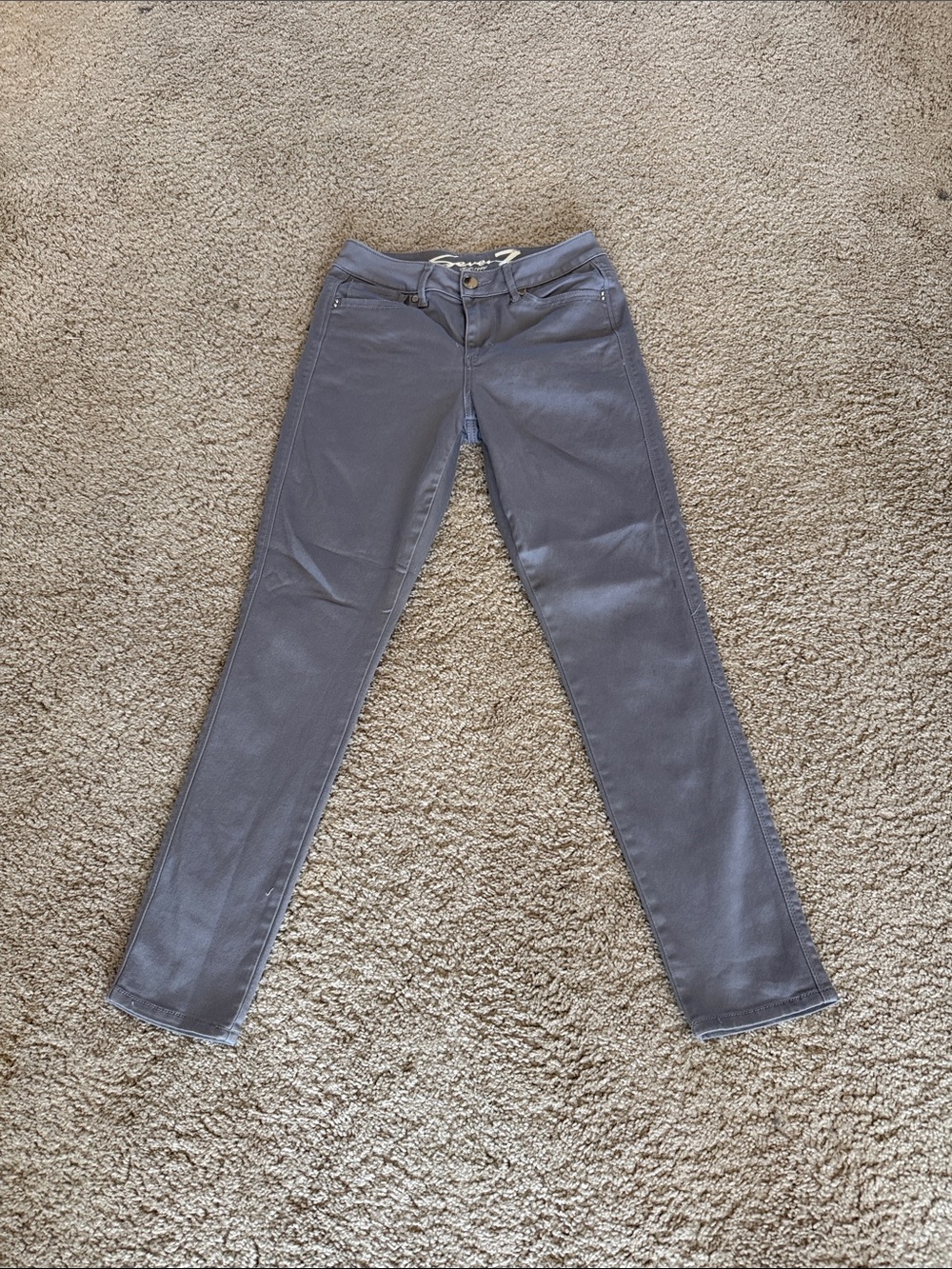 Seven7 Women’s Skinny Jeans in Slate Gray